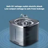 2L Automatic Pet Drinking Fountain Dog Water Dispenser Cat Drinker with Sensor Cat Drinking Feeder Quiet Cat Fountain Water Bowl 6