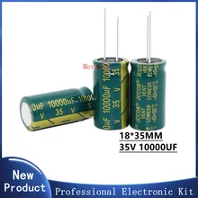 

35V 10000UF 20% High frequency and low impedance in-line aluminum electrolytic capacitors 20% long life Brand new authentic