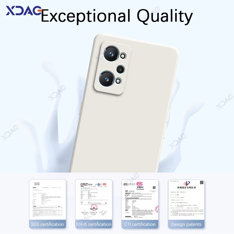 Luxurious Dual Liner Protective Phone Case - Square Liquid Silicone Shield Cover