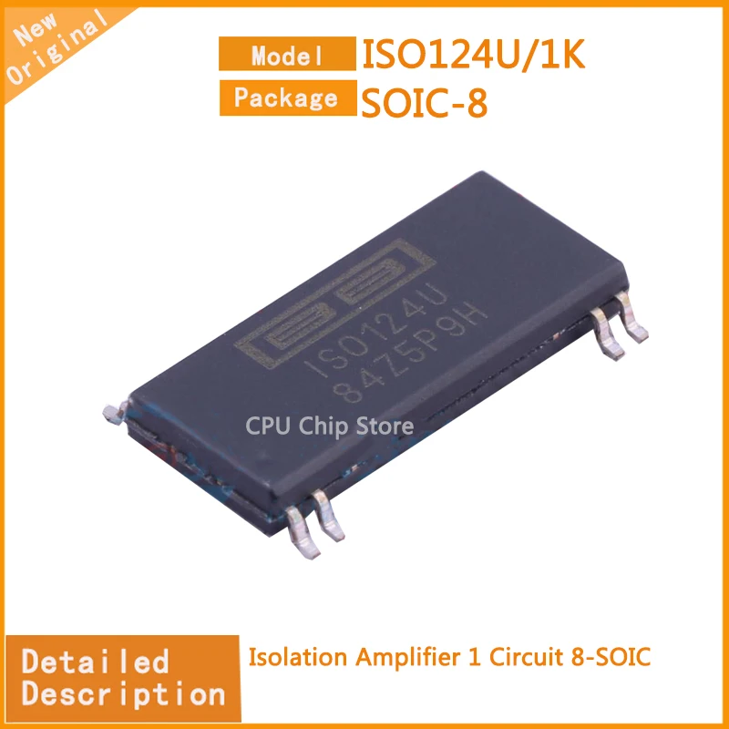 

50 шт./партия, изоляционный усилитель ISO124U/1K ISO124U, 1 схема 8-SOIC