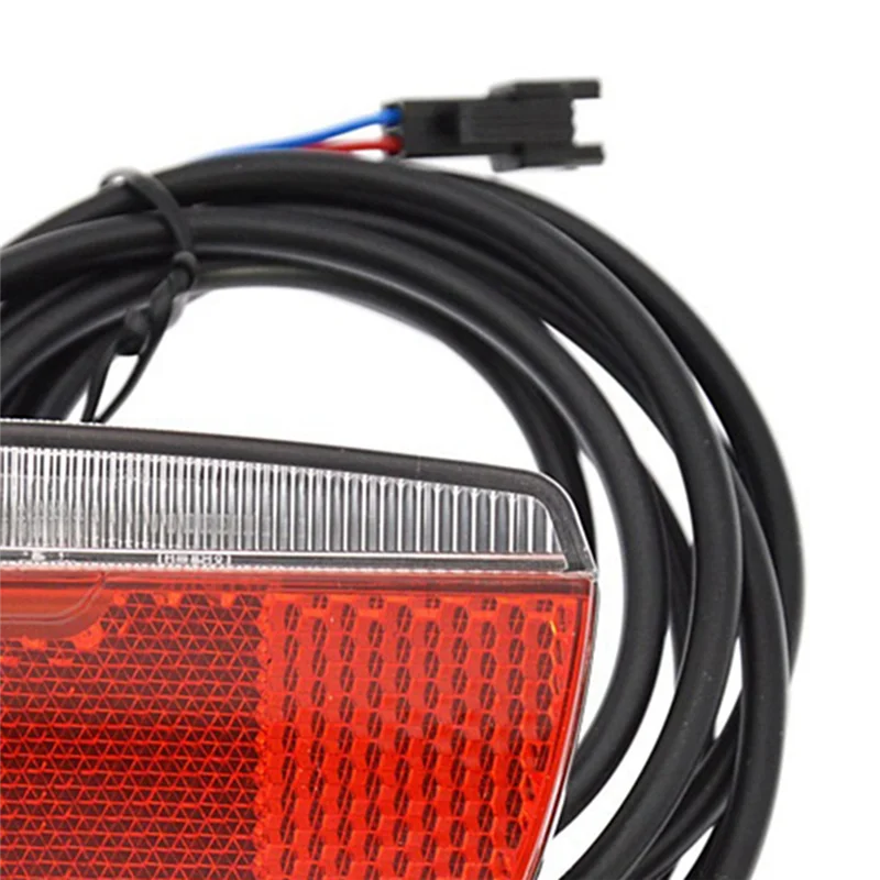 Ebike 테일 라이트 전기 자전거 테일 라이트 입력 6V-48V LED 라이트 자전거 반사판 전기 자전거 테일 라이트 HOT
