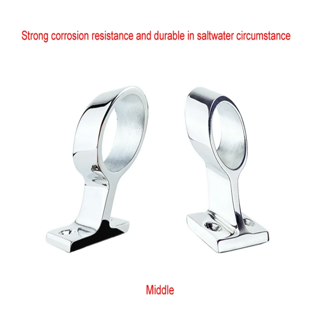 1pc Angles 316 Stainless Steel Boat Hand Rail Fitting Marine Railing Support Bracket Tube Stanchion Hardware Yacht Accessories