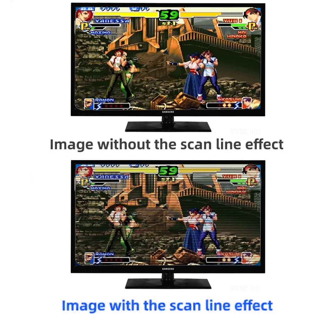 HDMI LCD 스캔라인 생성기 라인 스캐너 컨트롤러, 레트로 이펙트 코인 아케이드 게임, Mame 에뮬레이터, Neo Geo  Xbox360 PS 머신 - AliExpress