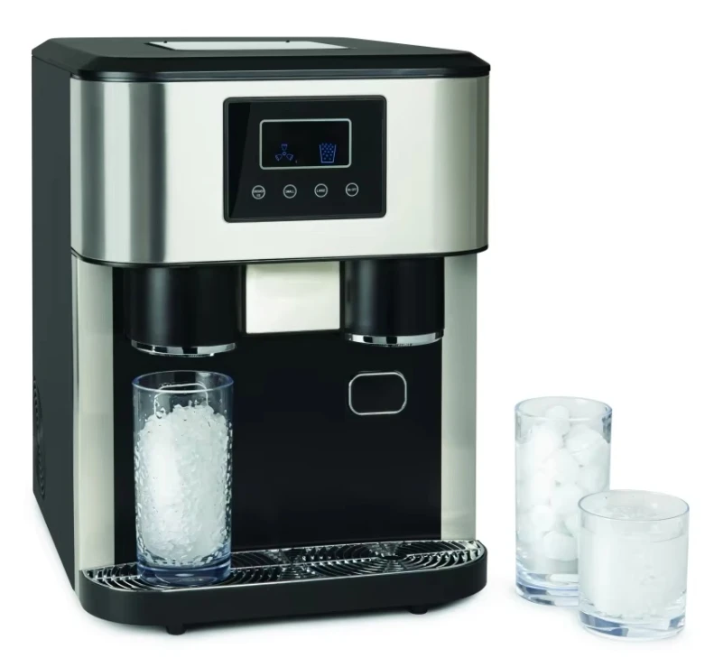 Desktop Instant Hot & Cold Water Dispenser with Ice Maker Child Lock Function