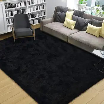 Fluffy Rugs for Bedroom Fuzzy Area Rugs for Living Room Soft Kids Carpet Non Slip Rugs for Hardwood Floors Room Decor 2