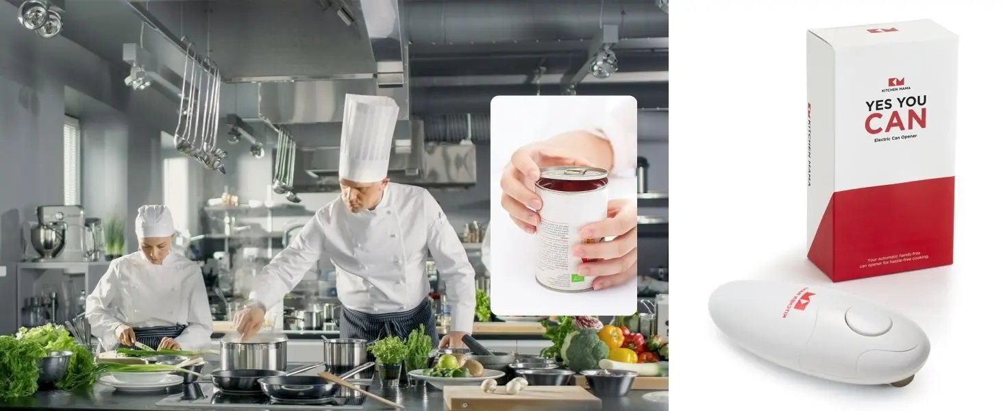 kitchen mama can opener minimal food contact side cut can opener cordless can opeenr hands free