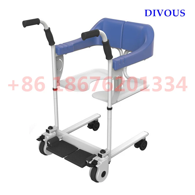 Manual Transfer Chair Home and Hospital Multifunctional Shift Chair for Elderly and Disabled