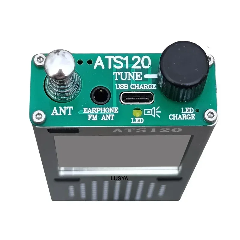최신 ATS120 ATS-120 SI4732 ESP32 블루투스 2.4 인치 터치 디스플레이, FM SSB SDR AM LSB USB LNA 풀 밴드 HiFi 라디오