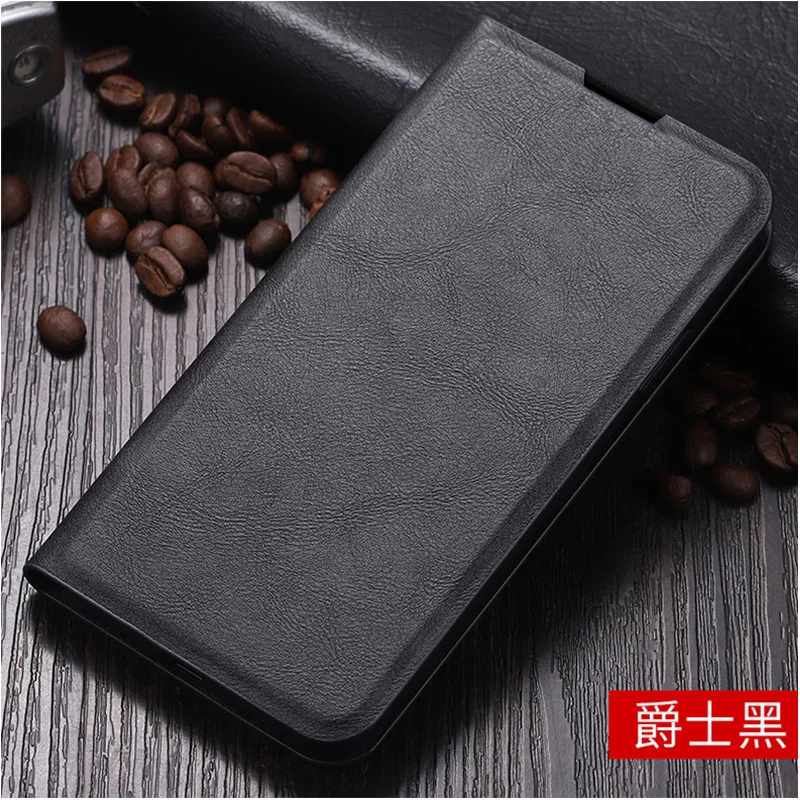 Luxury Leather Retro Book Flip Case with Magnetic Auto Closure and 360-Degree Protection