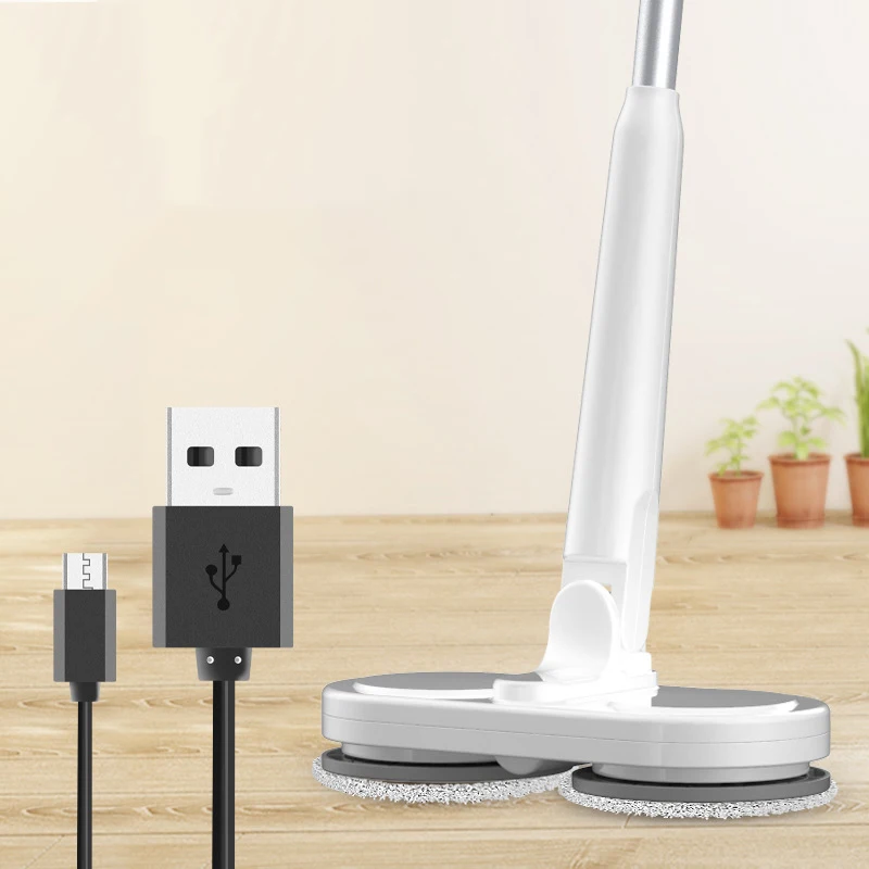 ماكينة تنظيف ممسحة دوارة كهربائية 2 في 1 رطبة وجاف...