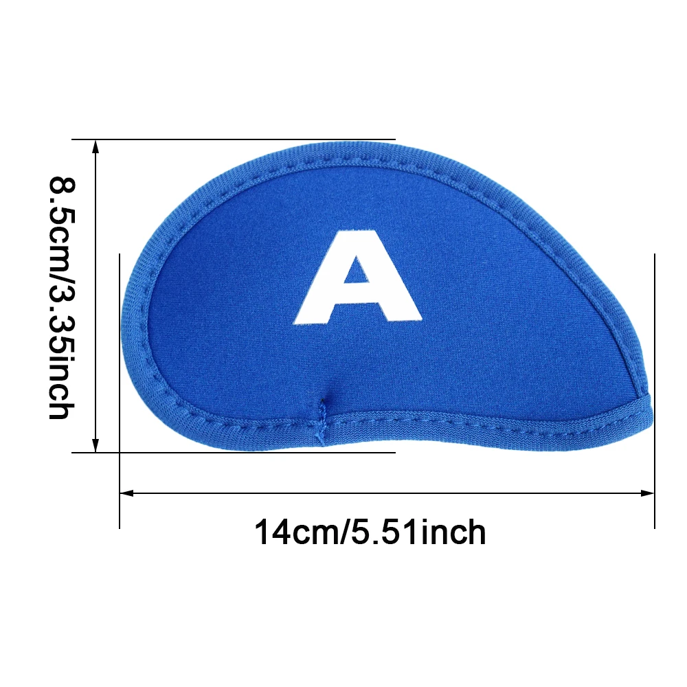 Golf Iron Head Covers 10Pcs set Golf Iron Club Protective Club Head Protector Accessories
