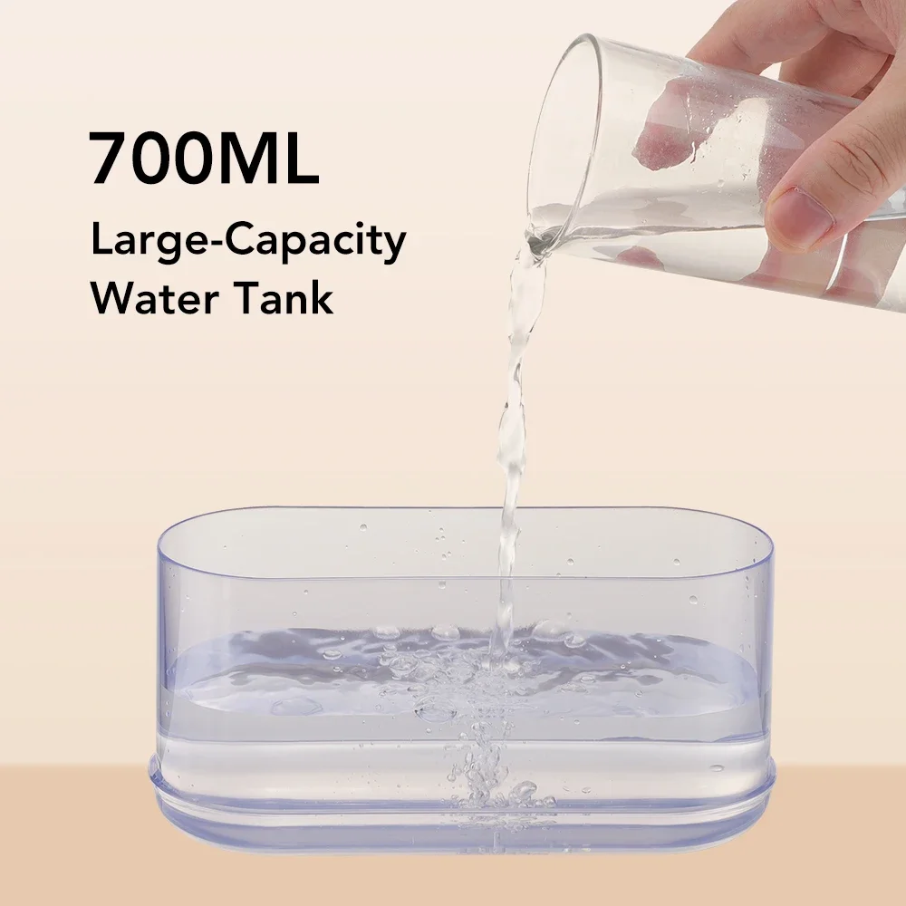 Dynamic Music Air Humidifier 700ml Essential Oil Diffuser Remote Control Bedroom Humidifier With 7 Colorful Night Lights