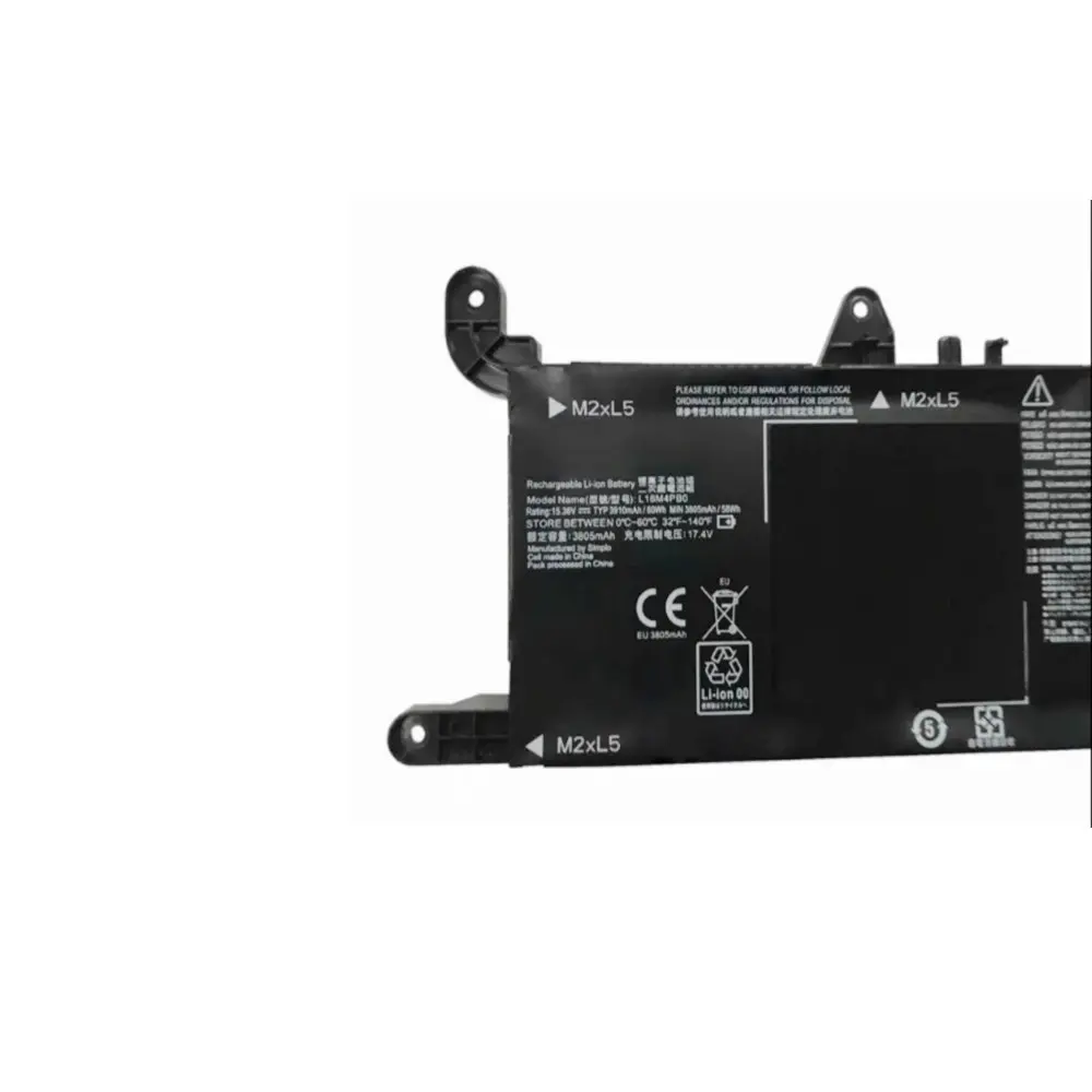 Lenovo Legion Bateria do Portátil 15.36v 60wh L16m4pb0 Y72015ikb Série 80y40003cd 5b10m33724 L16s4tb0 5b10m33723 - Imagem 3