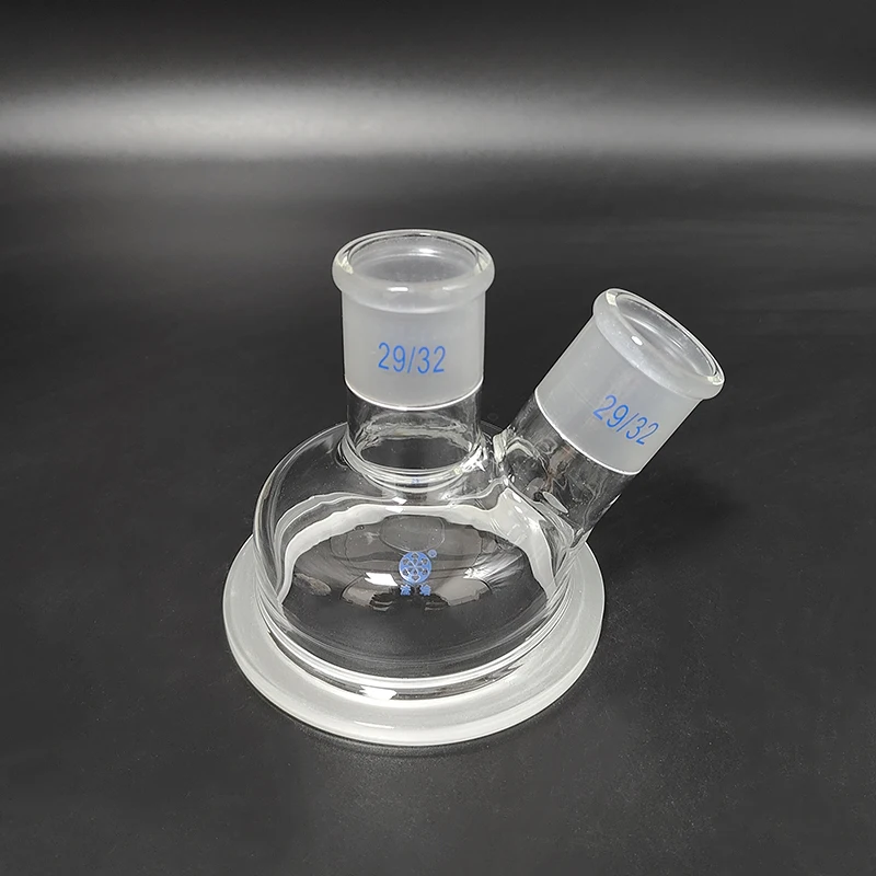 

FAPEI Two ground mouth reaction bottle cap,100mm/150mm/200mm/230mm flange,Oblique shape,Mid 29/32,Side 29/32,Glass cover