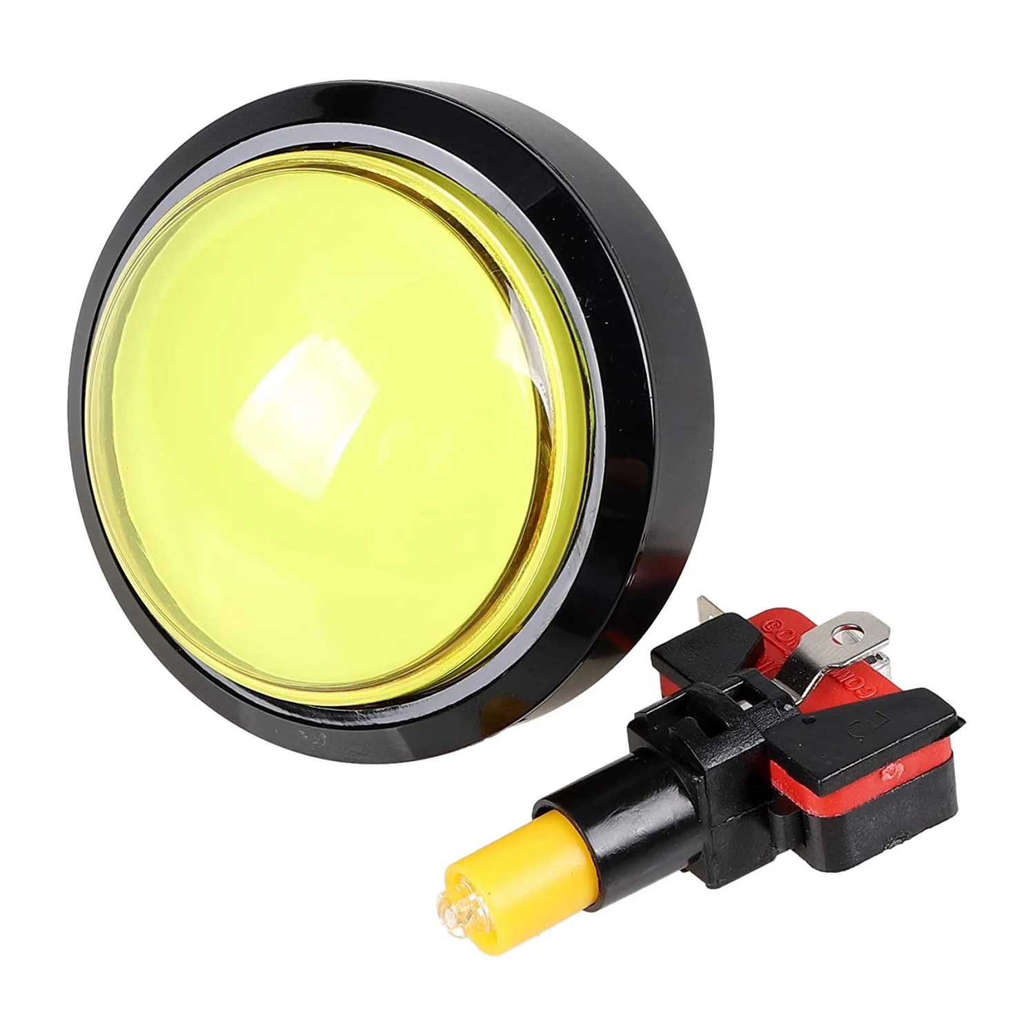 L93A-5X 아케이드 버튼 60Mm 돔형 2.36인치 LED 푸시 버튼(아케이드 머신 비디오 게임 콘솔용 마이크로 스위치 포함)