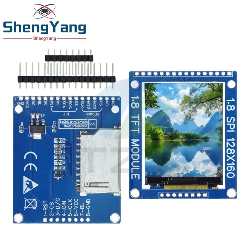 LCD Display Module 1.8 Inch 128*160 Resolution 16BIT RGB 4 IO ST7735 ST7735S Driver Arduino