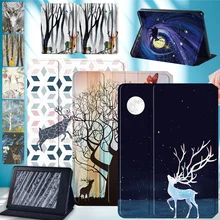 

Tablet Case for Amazon Kindle EReader Kindle 10th/8th Gen/Paperwhite 1 2 3 4 Deer print Pu Leather Fold Stand Cover