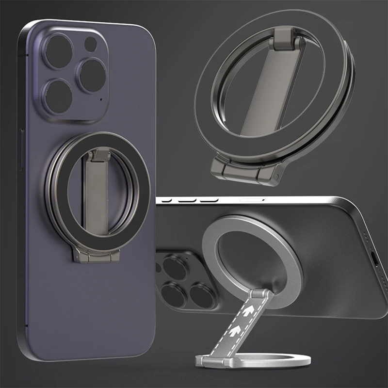 Magnetic Phone Holder Foldable Bracket for iPhone Samsung