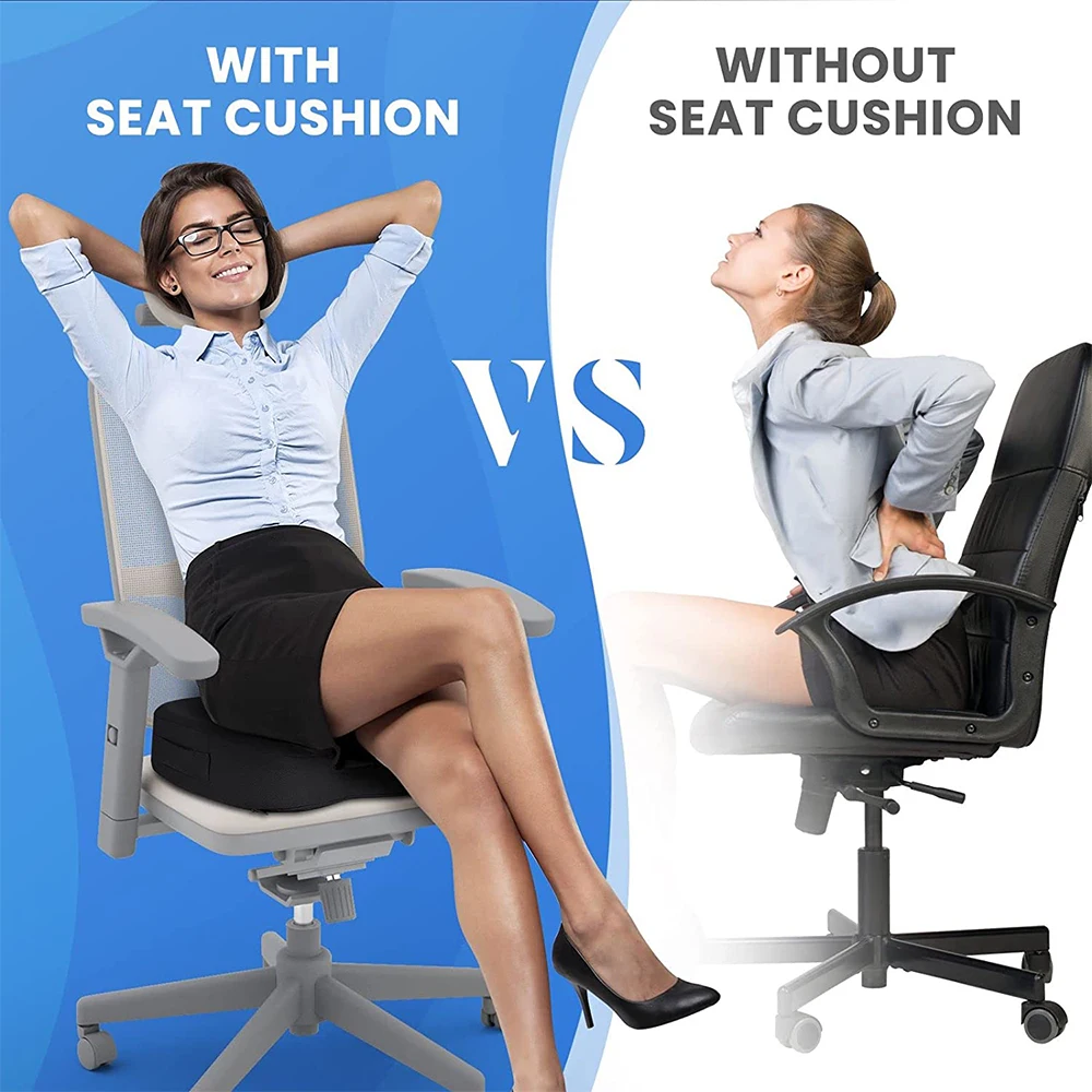 For Tailbone Sciatica Back Pain Relief Comfort Office Chair Car Seat Cushion  Non-slip Orthopedic Memory Foam Coccyx Cushion - Cushion - AliExpress