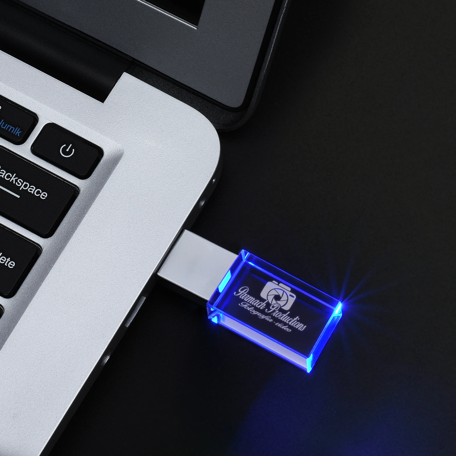 LED 램프 골든 크리스탈 USB 3.0 플래시 드라이브 128GB 메모리 스틱 64G 3D 레이저 각인 펜 드라이브 U 디스크 웨딩 선물 무료 로고