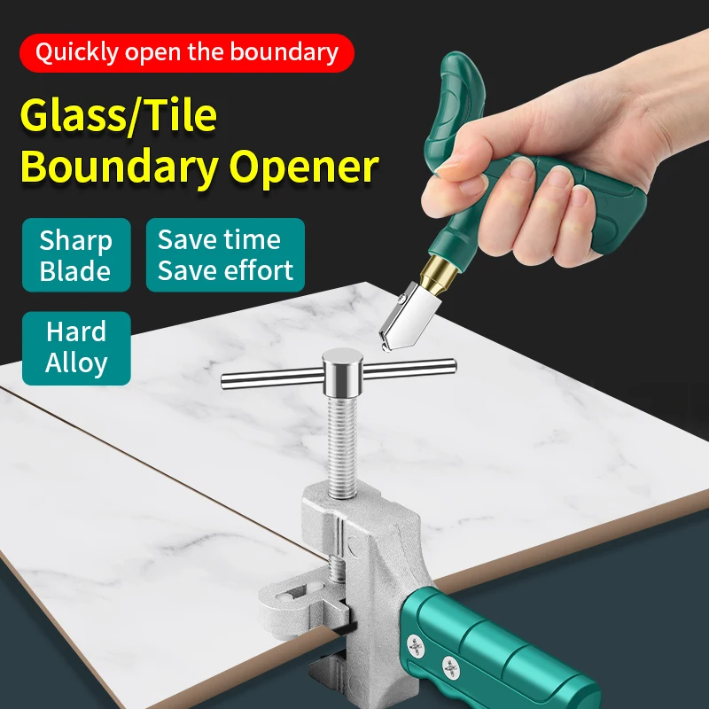 LUXIANZI Diamond Glass Cutter Set Hard Alloy Roller Machine Opener Professional Household Ceramic Tile Handheld Cutting Tools 2