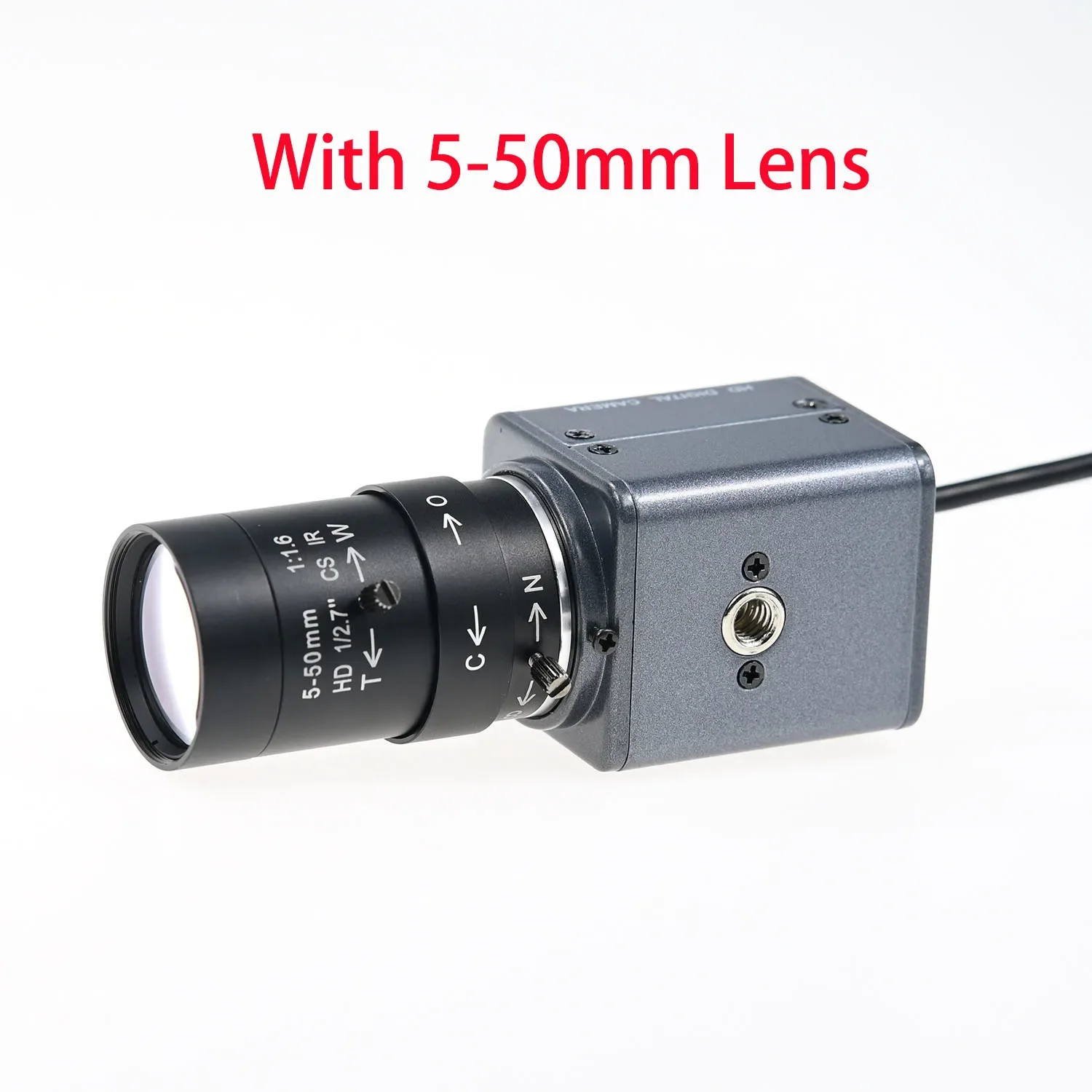 OV9281 120FPS Global Shutter 720P USB Case Camera ,Monochrome, Golf Simulator Webcam,5-50mm Zoom CS Lens,High Frame Rate Capture 2