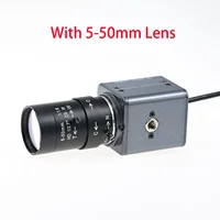 OV9281 120FPS Global Shutter 720P USB Case Camera ,Monochrome, Golf Simulator Webcam,5-50mm Zoom CS Lens,High Frame Rate Capture 2
