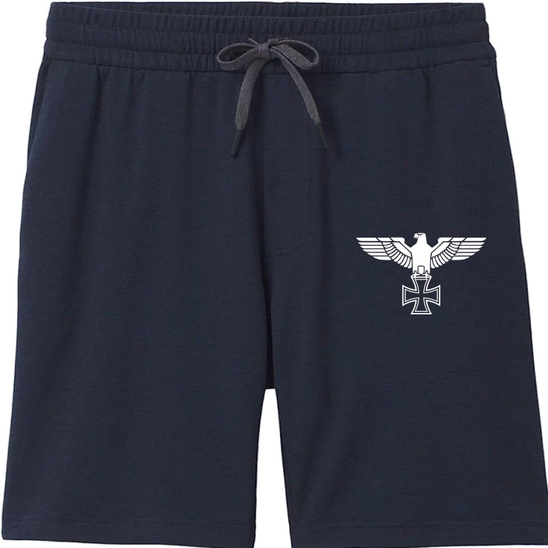 Reichsadler Shorts For Men - Eisernes Kreuz - S Bileisure - Schwarz/Weiss - Iron Cross Fashion Uomo Pantaloncini Stampa
