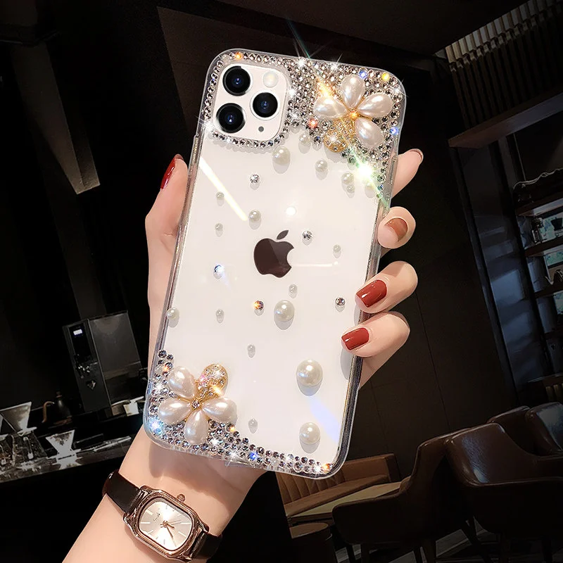 Rhinestone Phone Cases Iphone Case Iphone Se Rhinestones Iphone 13