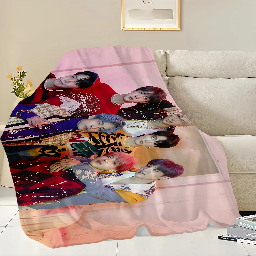 Kpop Boy Band B-B-T-S Wings Blanket Skin friendly comfort blanket suitable for sofa living room office bedroom travel and gifts 4