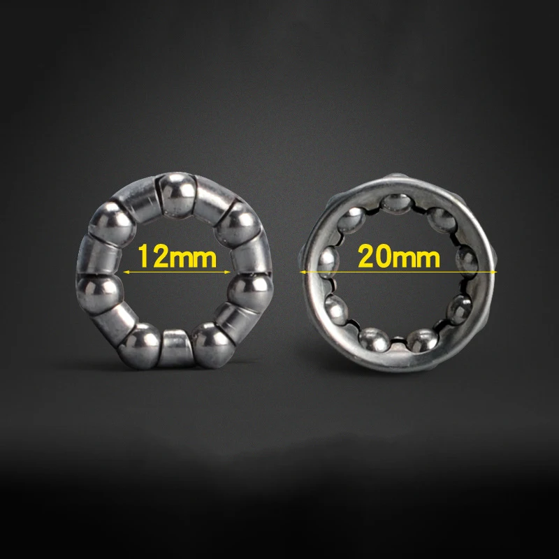 2Pcs Bicycle Wheel Hub Bearings Front And Rear Steel Bearing Bike Headset Ball Bearing Race Repair Accessories Cycling Parts