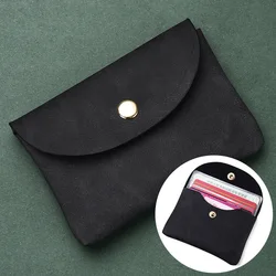 Vintage - Inspired Double Layer Coin Purse - Soft PU Leather Wallet with Multi - Pocket Zipper Bag (Black  Single Layer)