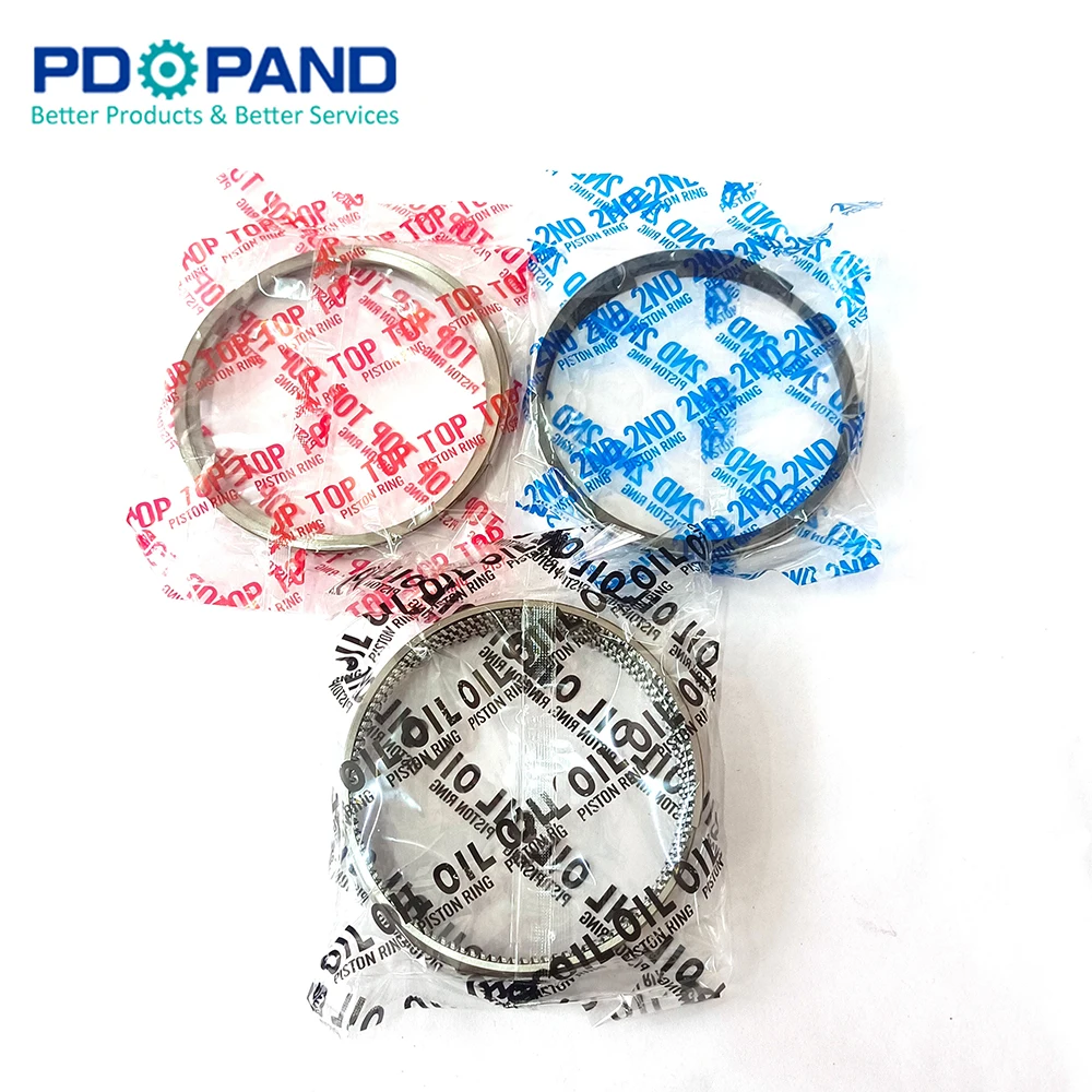 OEM Spec 4M40 Piston ring set STD Fit Mitsubishi L200 L300 Pajero ...