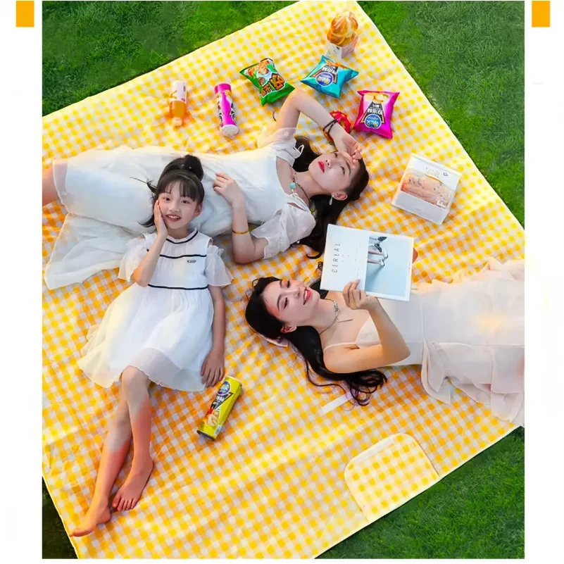 2m * 2m/2m * 3m 방수 피크닉 매트, 야외 여행, 경량 피크닉 담요, 방수 비치 매트, 야외 캠핑 매트