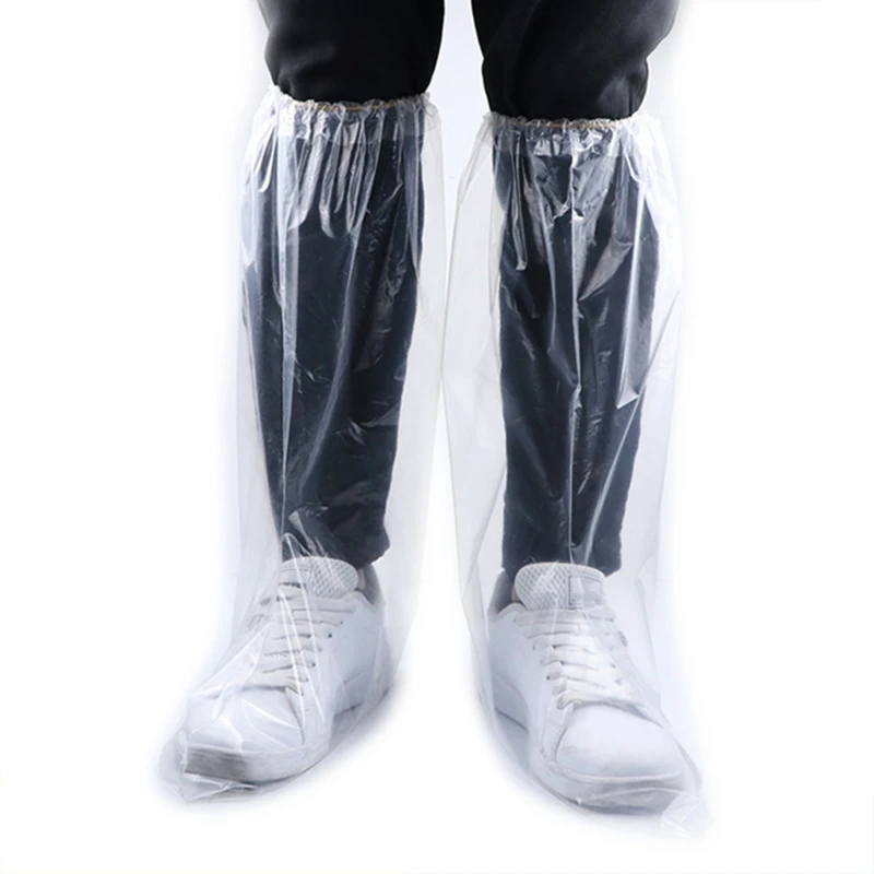 Thick for Extra Large Disposable Boot Shoe Covers Non Slip Water Resistant Foot Protectors for Indoors Outdoors Durable