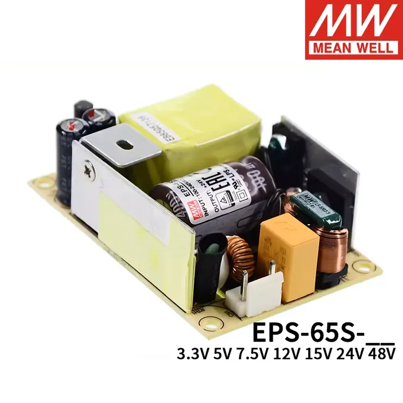 MEAN WELL EPS-65S-3.3 EPS-65S-5 EPS-65S-7.5 EPS-65S-12 EPS-65S-15 EPS-65S-24 EPS-65S-48 PCB Switching Power Supply Bare Board MW