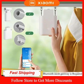 Xiaomi Smart Curtain Motor Companion da appendere e utilizzare per binario a forma di U/I Palo romano Il controllo vocale elettrico necessita di gateway in rete BT