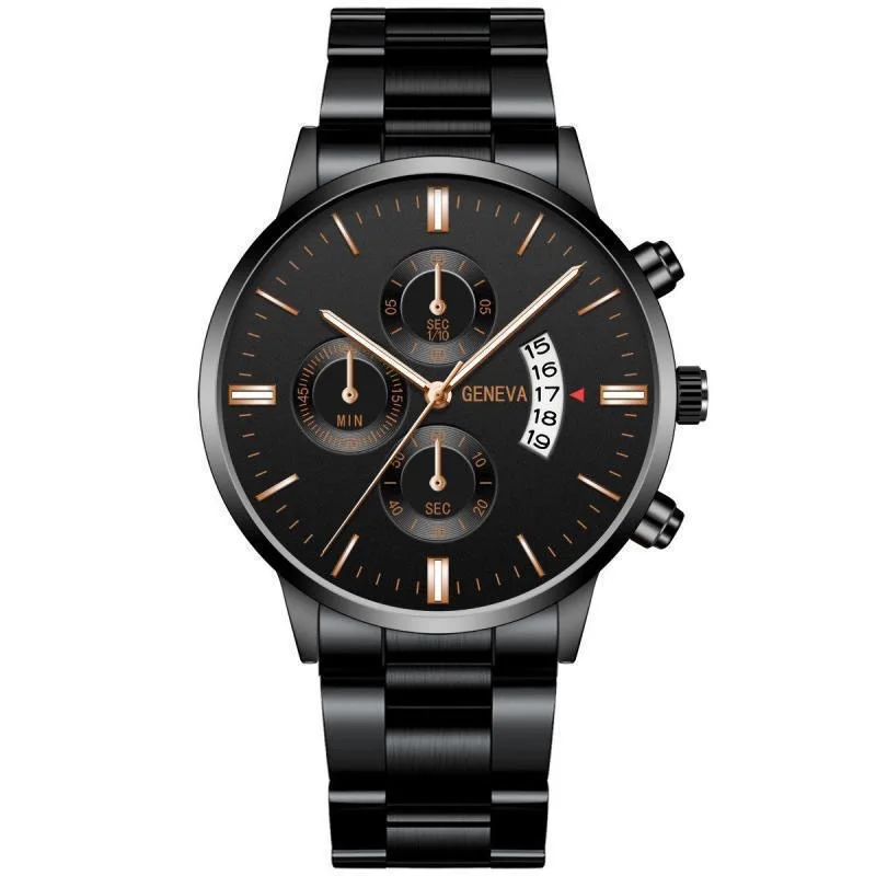 New Fashion Mens Sports Watches Luxury Calendar Quartz Wristwatch Business Watches Man Clock Relogio Masculino Reloj Hombre 2