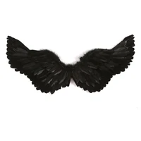 Attractive Holy Angel Feather Wings for Children Adults Halloween Cosplay Devil Wings for Stage Performance and Theatrical Shows 2