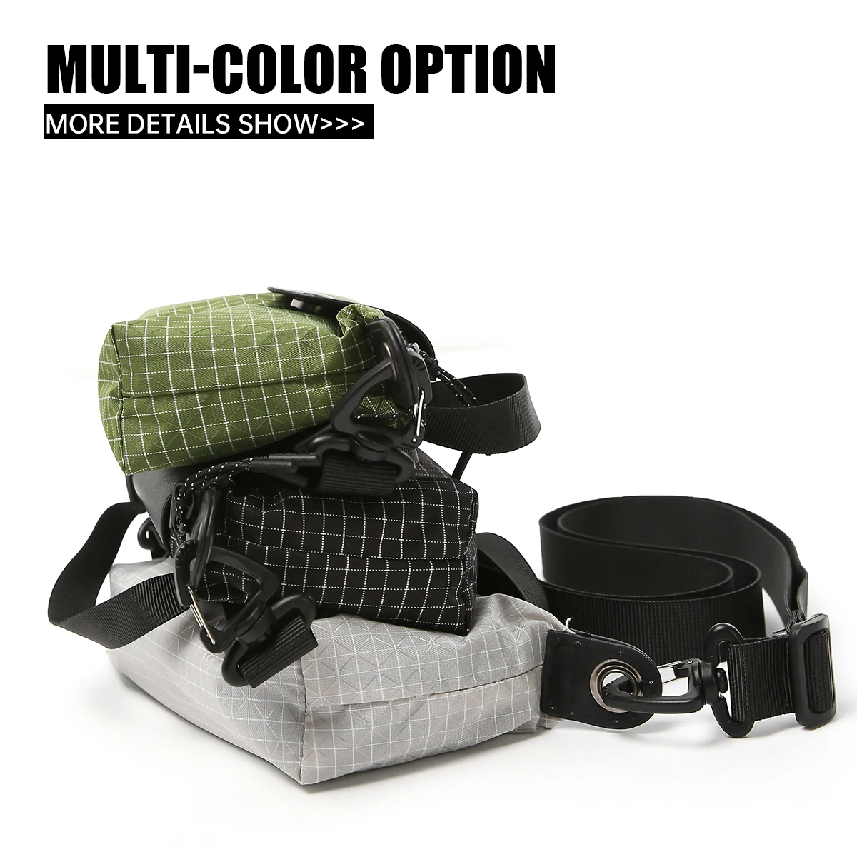Crossbody Bag for Men, Portable Bag for Going Out, Fashionable Outdoor Bag, Couple Backpack, Plaid Phone Bag, Casual Camping Fitness Bag for Women