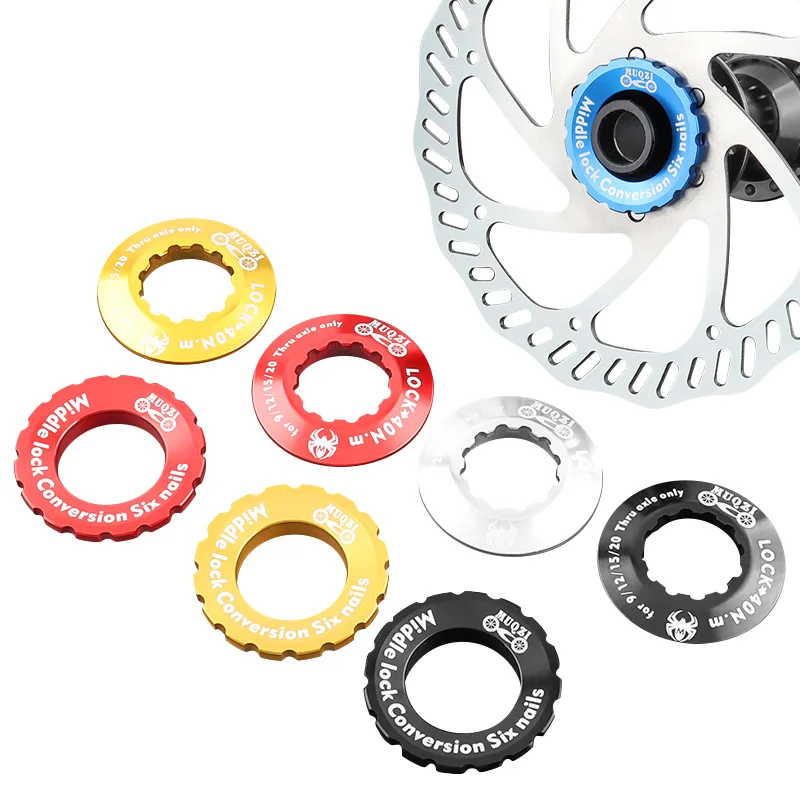 Couvercle De Verrouillage Center Lock Pour Vélo - Compatible 9/12/15mm Arbre - Pour VTT Et Route