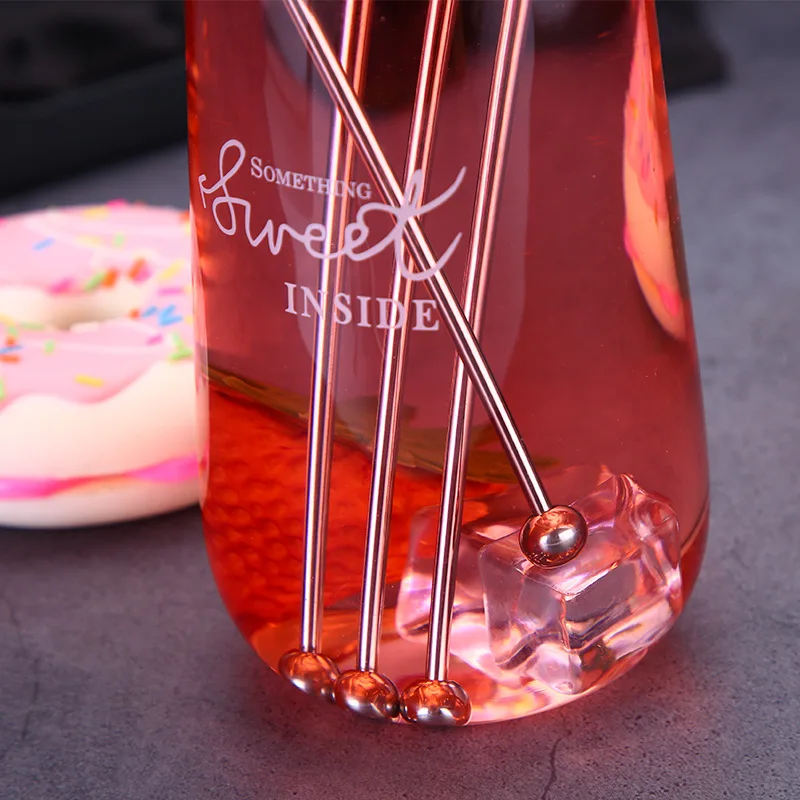 304 Stainless Steel Cartoon Donut Stir Stick for Cold Drink Cocktail cocktail skewers