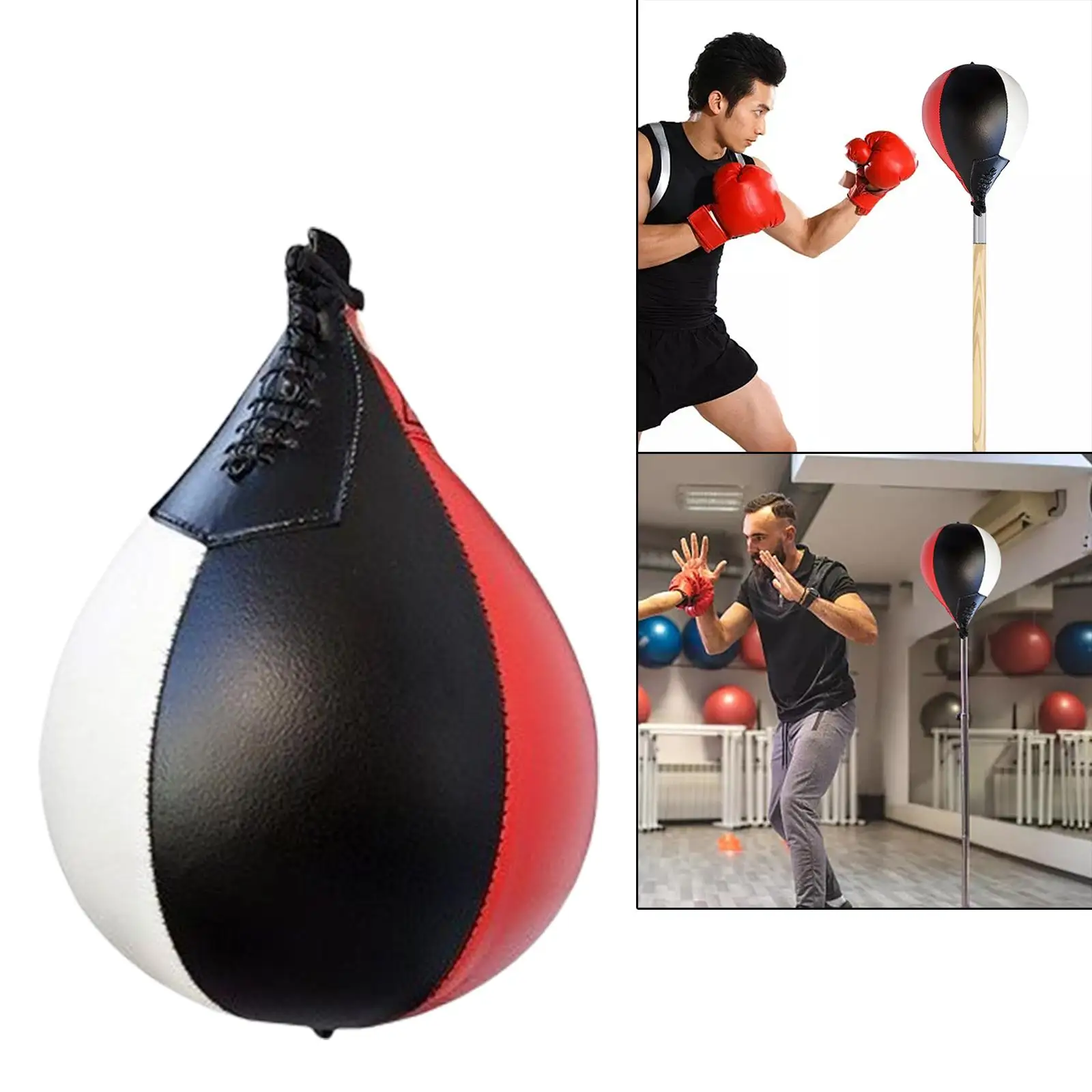 PU Leather Boxing Ball Punch Bag Hanging Mma Training Fitness Pear Shape PU Leather Boxing Ball Punch Bag Hanging Mma Training Fitness Pear Shape