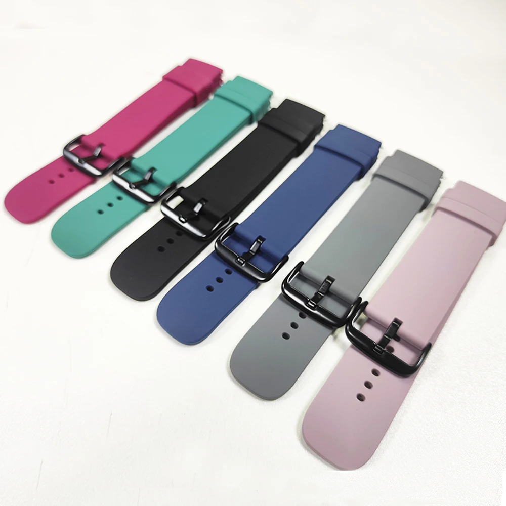 Universal Silicone Sports Watch Strap – 20mm/22mm Adjustable Band