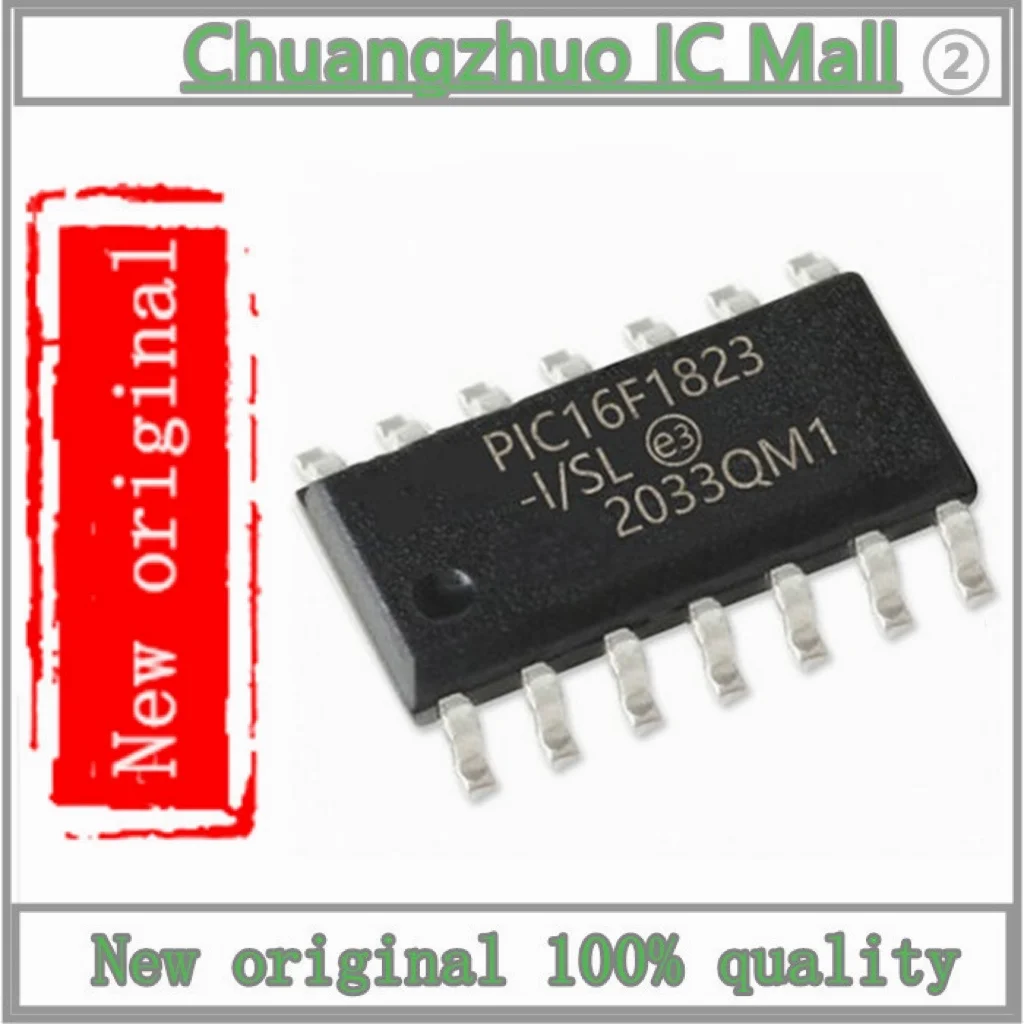 

10pcs/lot PIC16F1823-I/SL PIC16F1823-I PIC16F1823 IC MCU 8BIT 3.5KB FLASH 14SOIC IC Chip New original