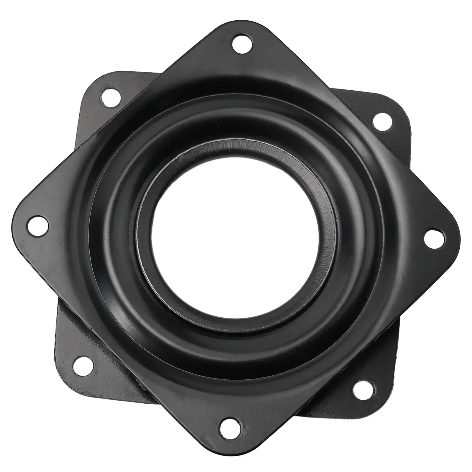 Hollow Turntable 3/4/6 Inches Galvanized Square Full Bead Turntable 360 Degree Free Rotating Chassis Heavy Duty Metal Bearing