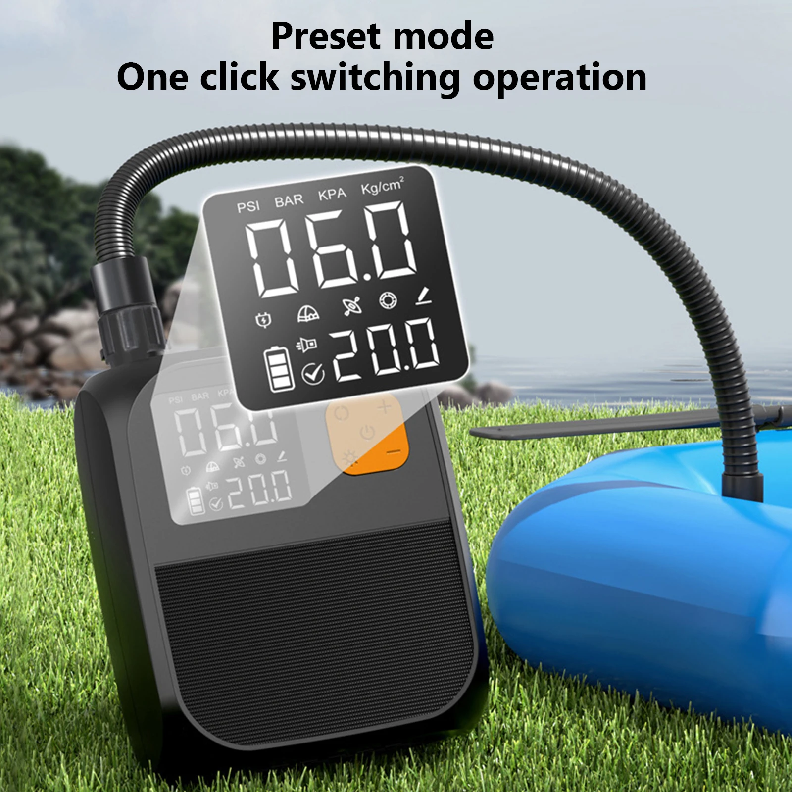 Portable Electric SUP Pump for Inflatable Paddle Boards