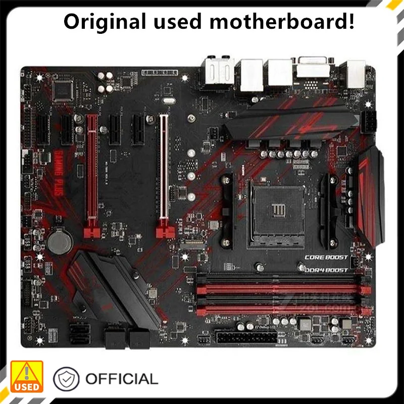 Per B450 B450 Gaming Plus Presa Per Scheda Madre Am4 Per Amd B450 Ddr4 Usb3.0 Sata3 Scheda Madre Desktop Originale Scheda Madre Usata