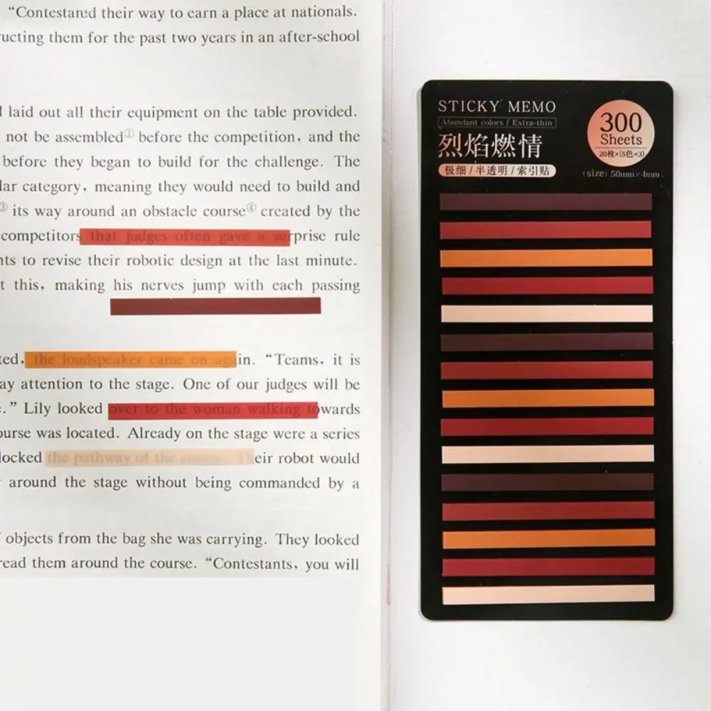 Stationery Sticky Notes for DIY Decoration and Office Bookmarking