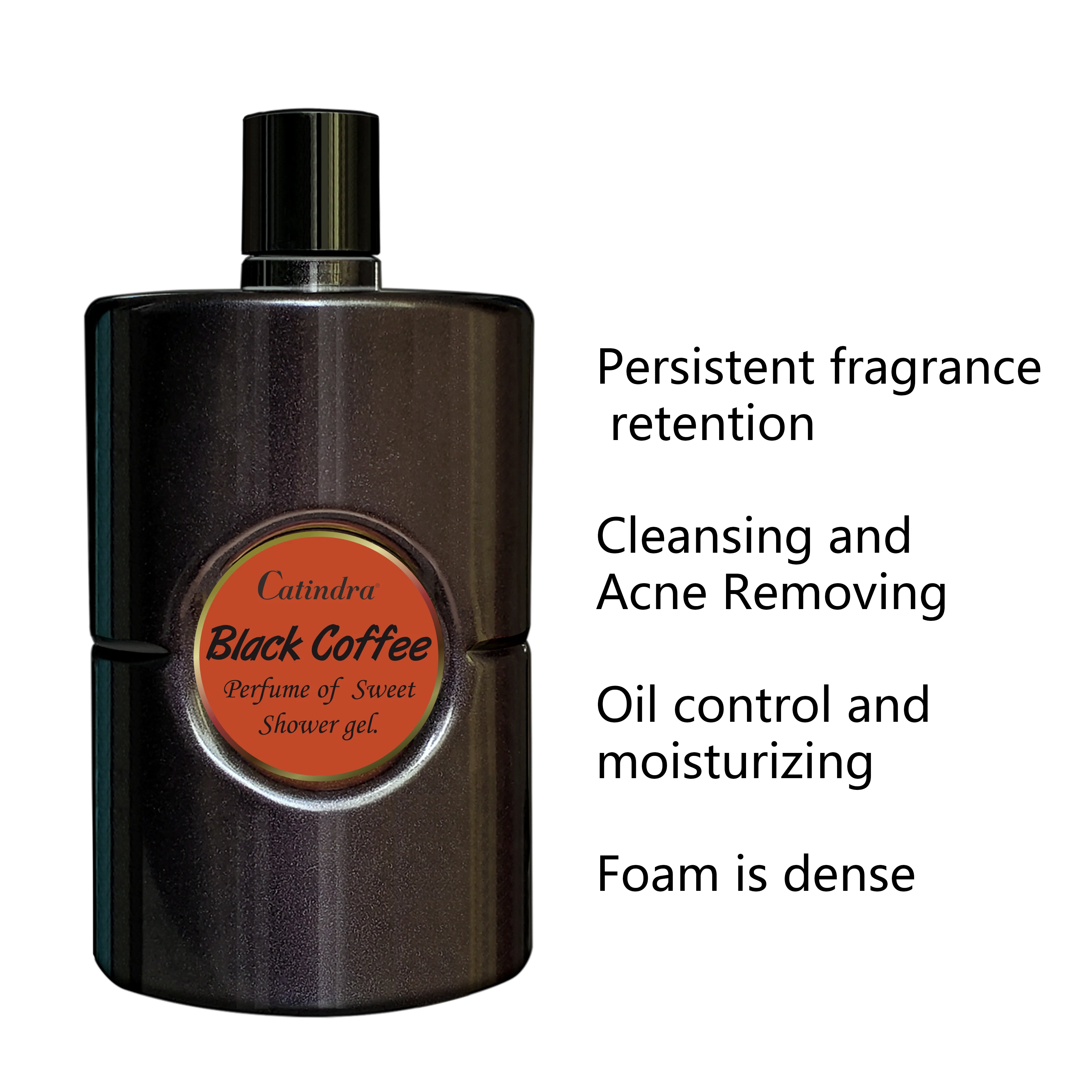 Black Coffee Sweet Perfume Shower Gel Deep Cleansing Lasting Fragrance Fresh Romantic Fragrance Smooth Skin Body Wash